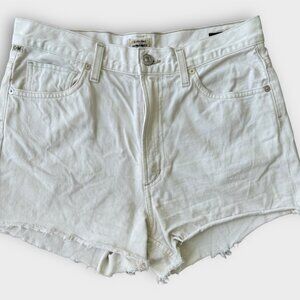 Citizens of Humanity off white premium vintage Kristen high rise short size 27